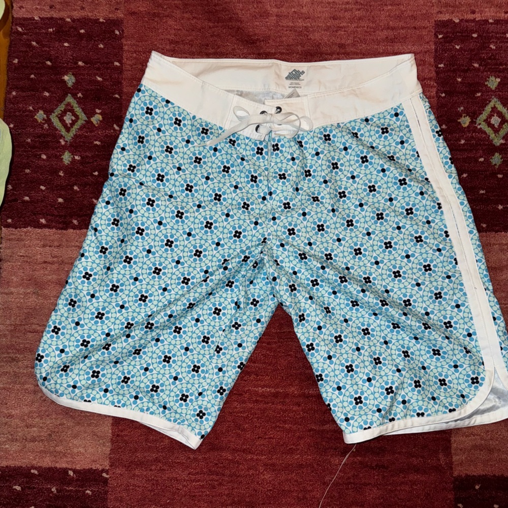Eastern Mountain Sports Blue Patterned Men's Shorts